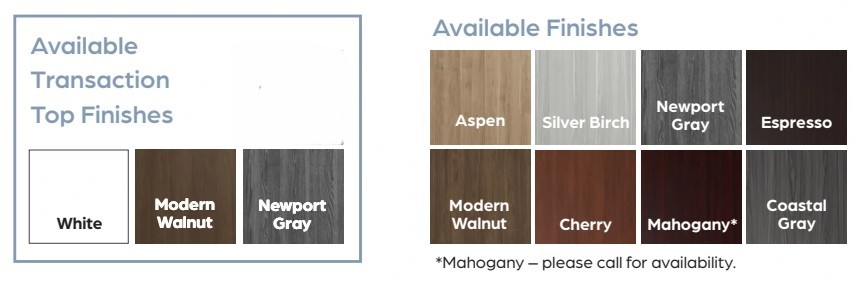 Borders Perimeter Transaction Counter Finishes