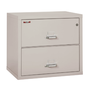 FireKing Classic Lateral File Cabinet - 1-Hour Fire-Rated & High Security - 2 Drawer