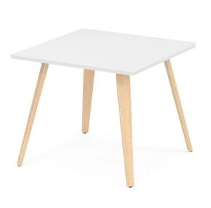 Square Top Table with Angled V Leg Base