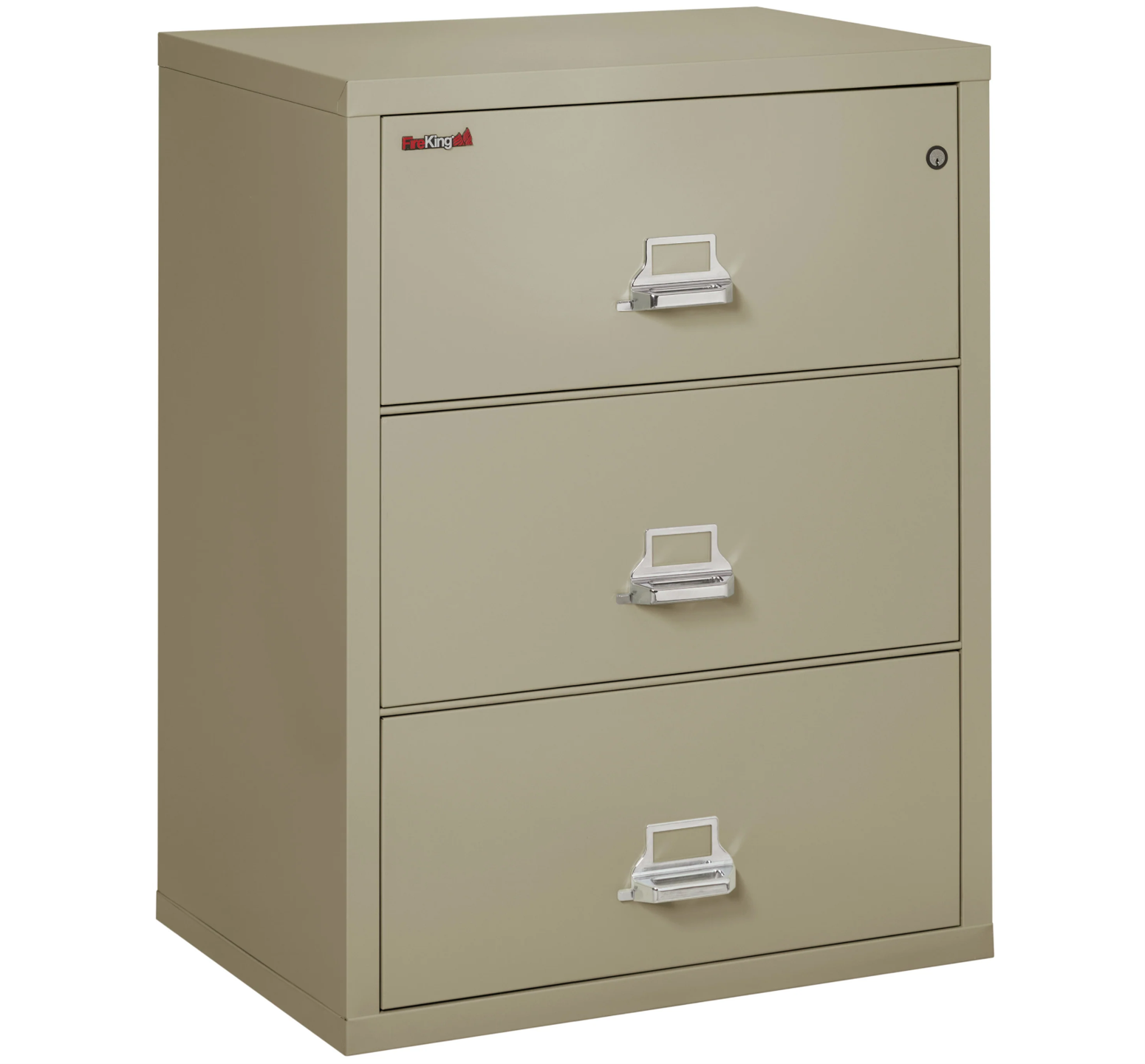 FireKing Classic Lateral File Cabinet - 1-Hour Fire-Rated & High Security - 3 Drawer - Image 13