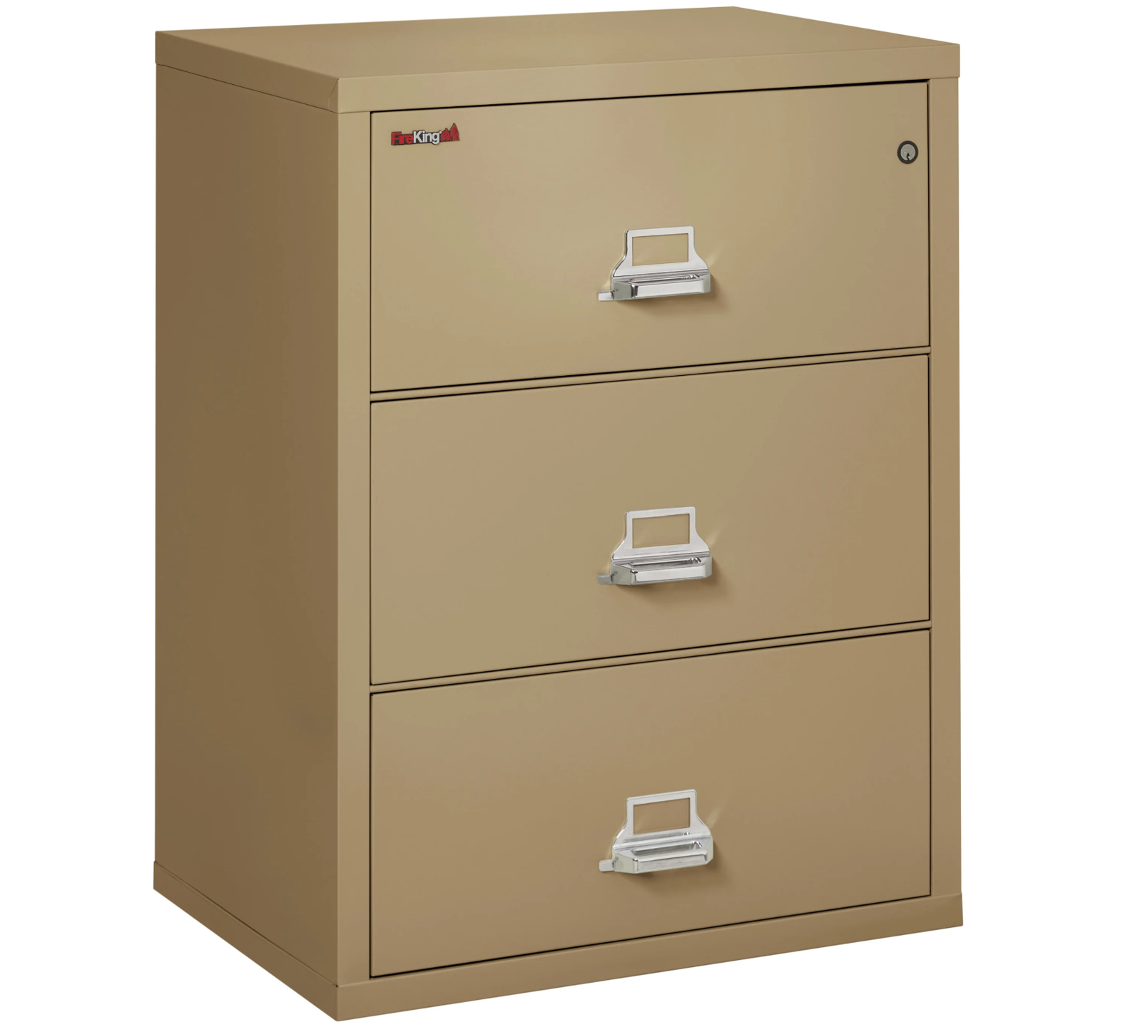 FireKing Classic Lateral File Cabinet - 1-Hour Fire-Rated & High Security - 3 Drawer - Image 14