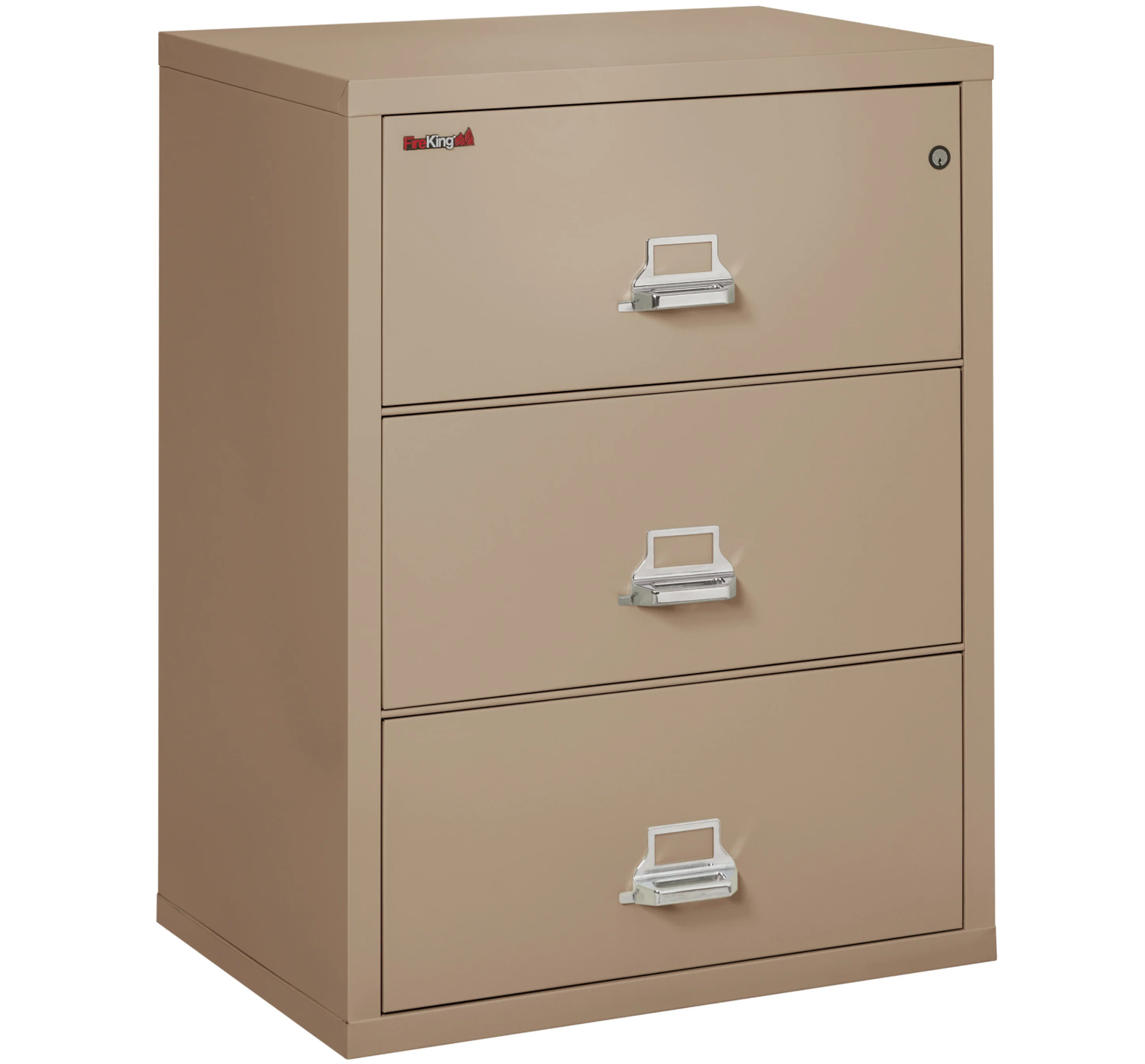 FireKing Classic Lateral File Cabinet - 1-Hour Fire-Rated & High Security - 3 Drawer - Image 16