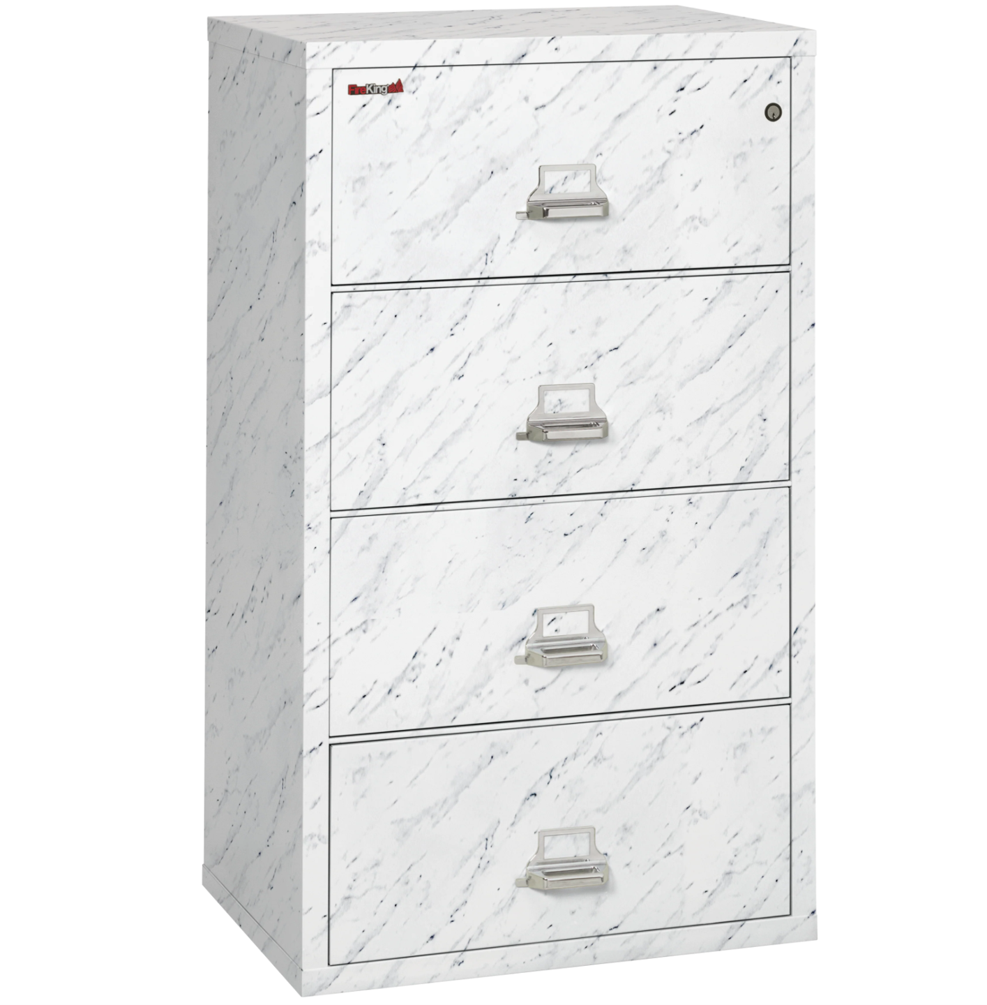 FireKing - 31W - 4 Drawer Lateral - Calcutta Marble