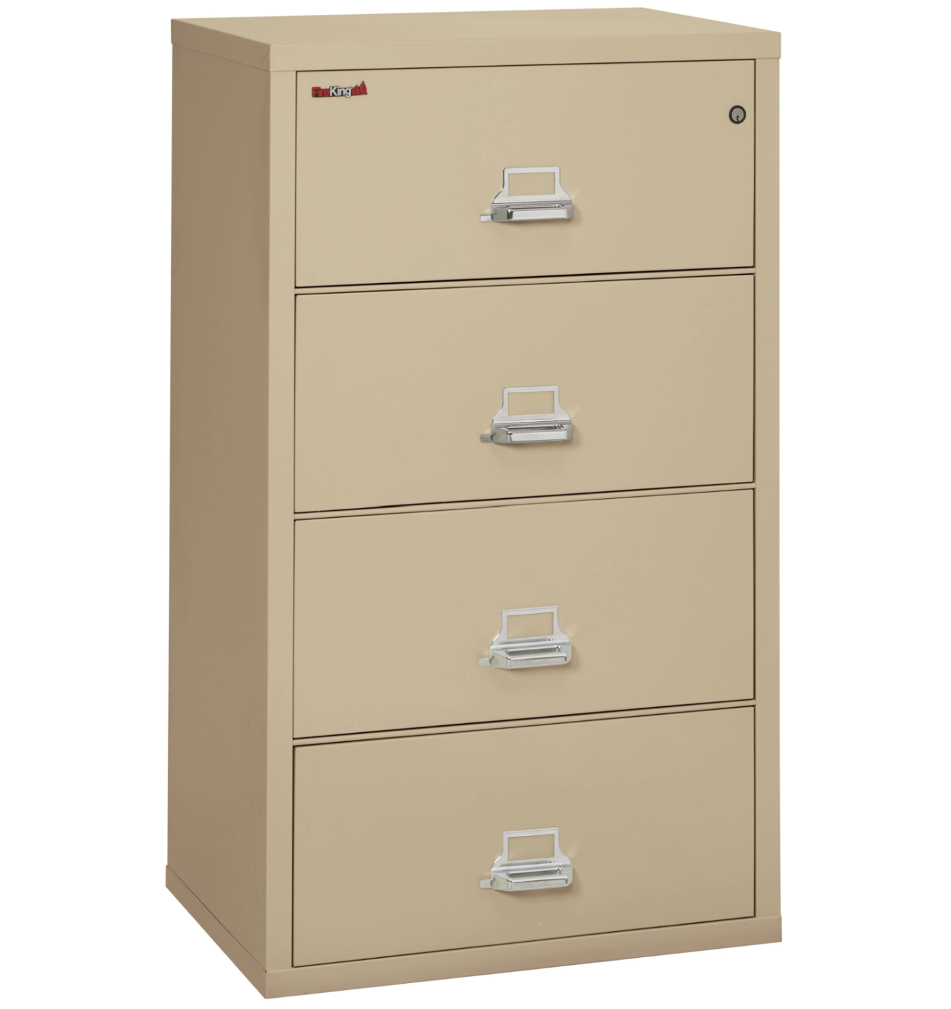 FireKing - 31W - 4 Drawer Lateral - Parchment