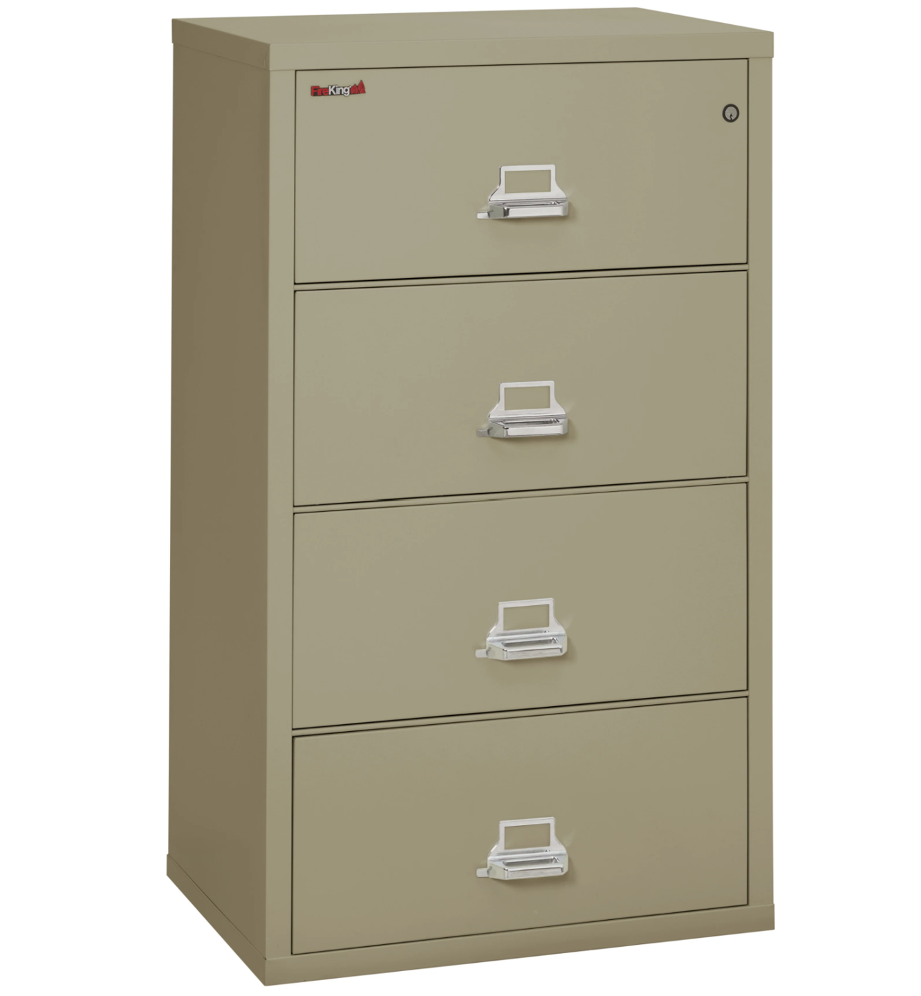 FireKing - 31W - 4 Drawer Lateral - Pewter