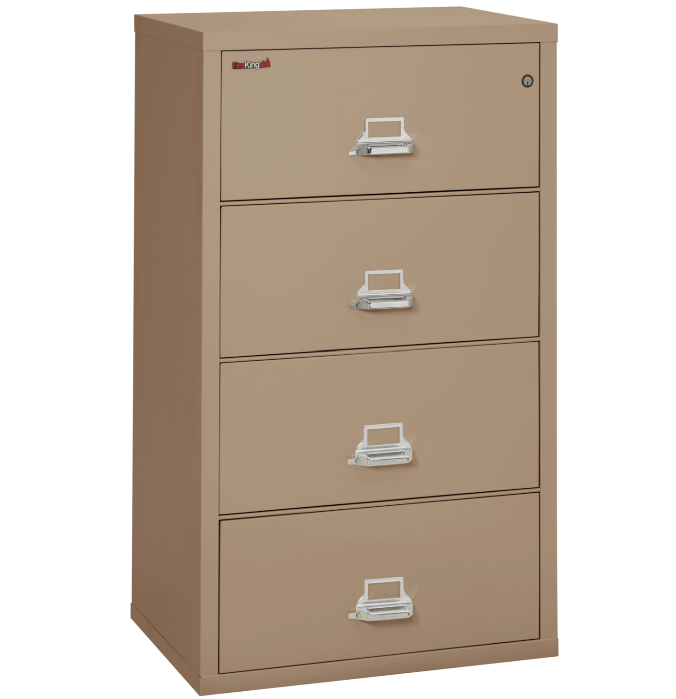 FireKing - 31W - 4 Drawer Lateral - Taupe