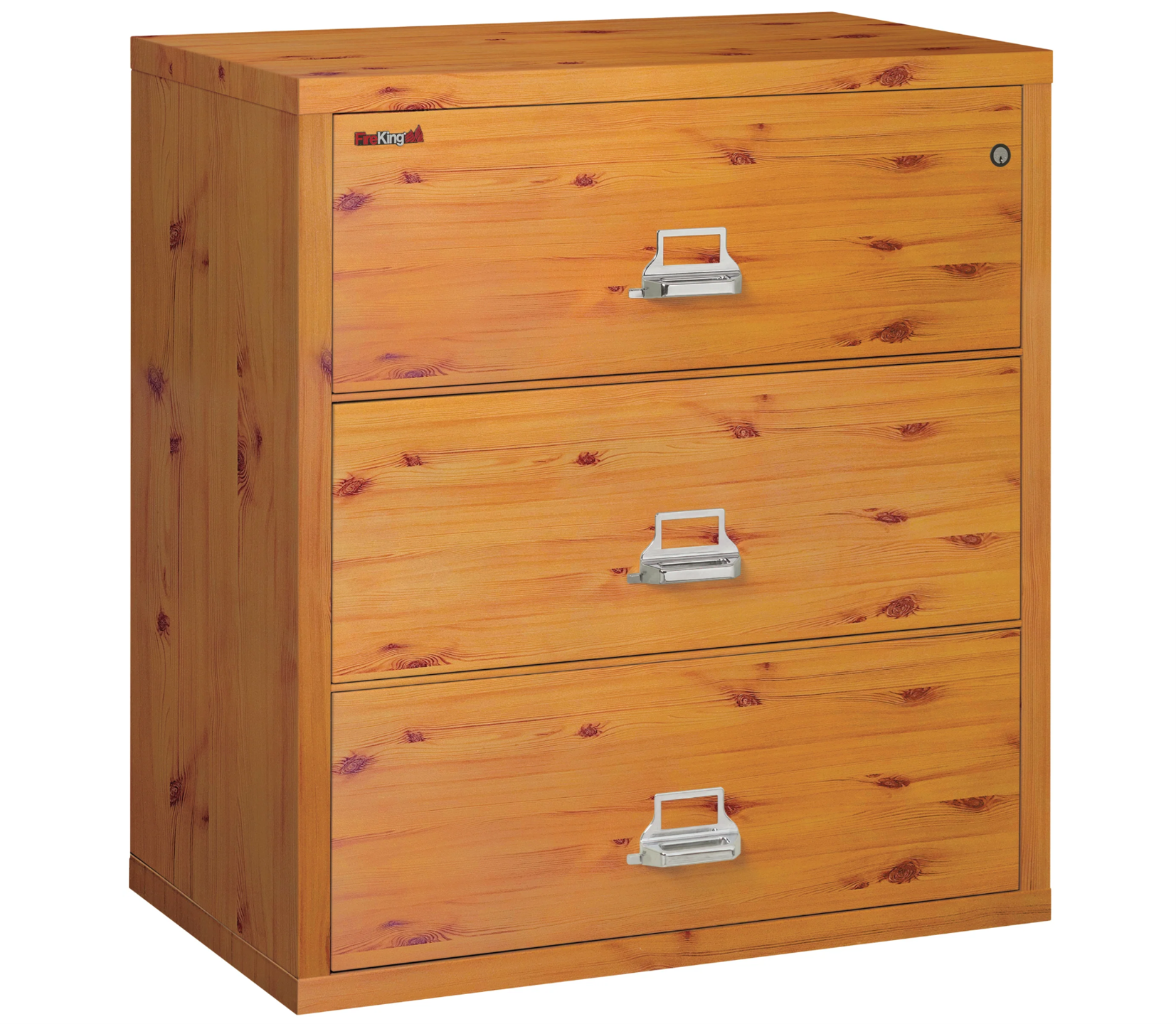 FireKing Classic Lateral File Cabinet - 1-Hour Fire-Rated & High Security - 3 Drawer - Image 32