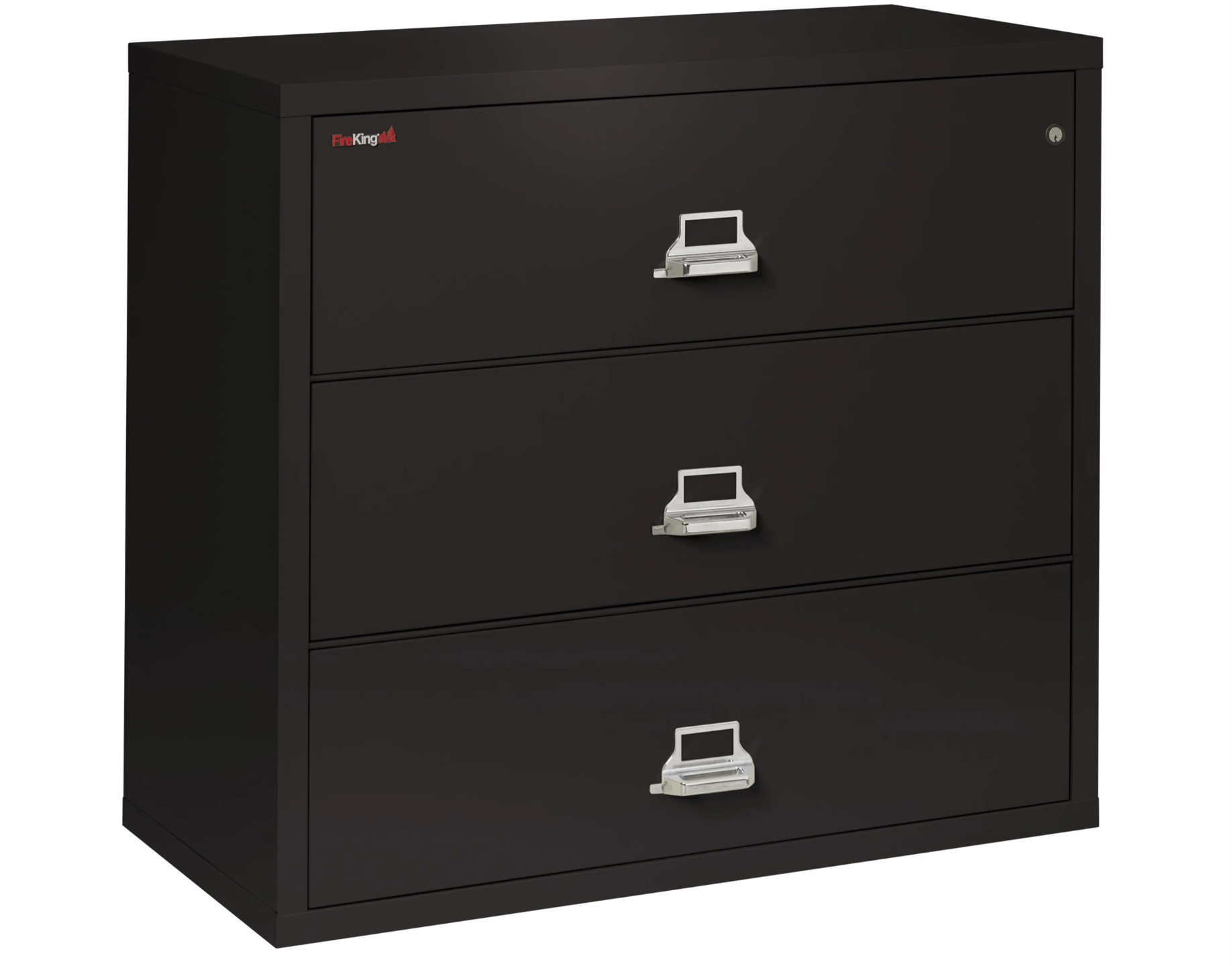 FireKing Classic Lateral File Cabinet - 1-Hour Fire-Rated & High Security - 3 Drawer - Image 36