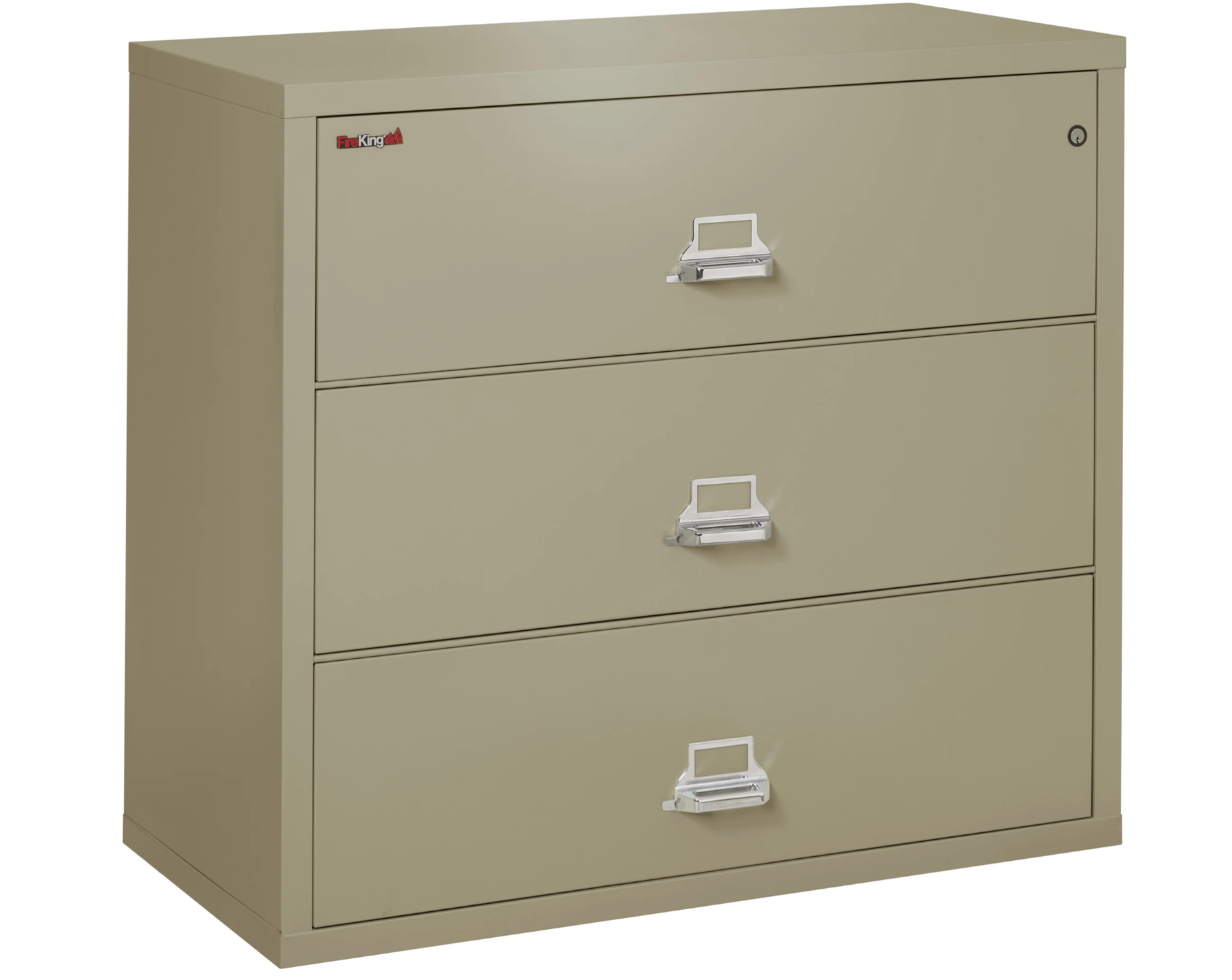 FireKing Classic Lateral File Cabinet - 1-Hour Fire-Rated & High Security - 3 Drawer - Image 43