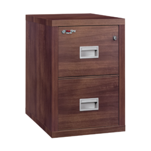 FireKing Turtle Series - Space Saving Vertical File Cabinet - 1-Hour Fire Rated - 2 Drawer