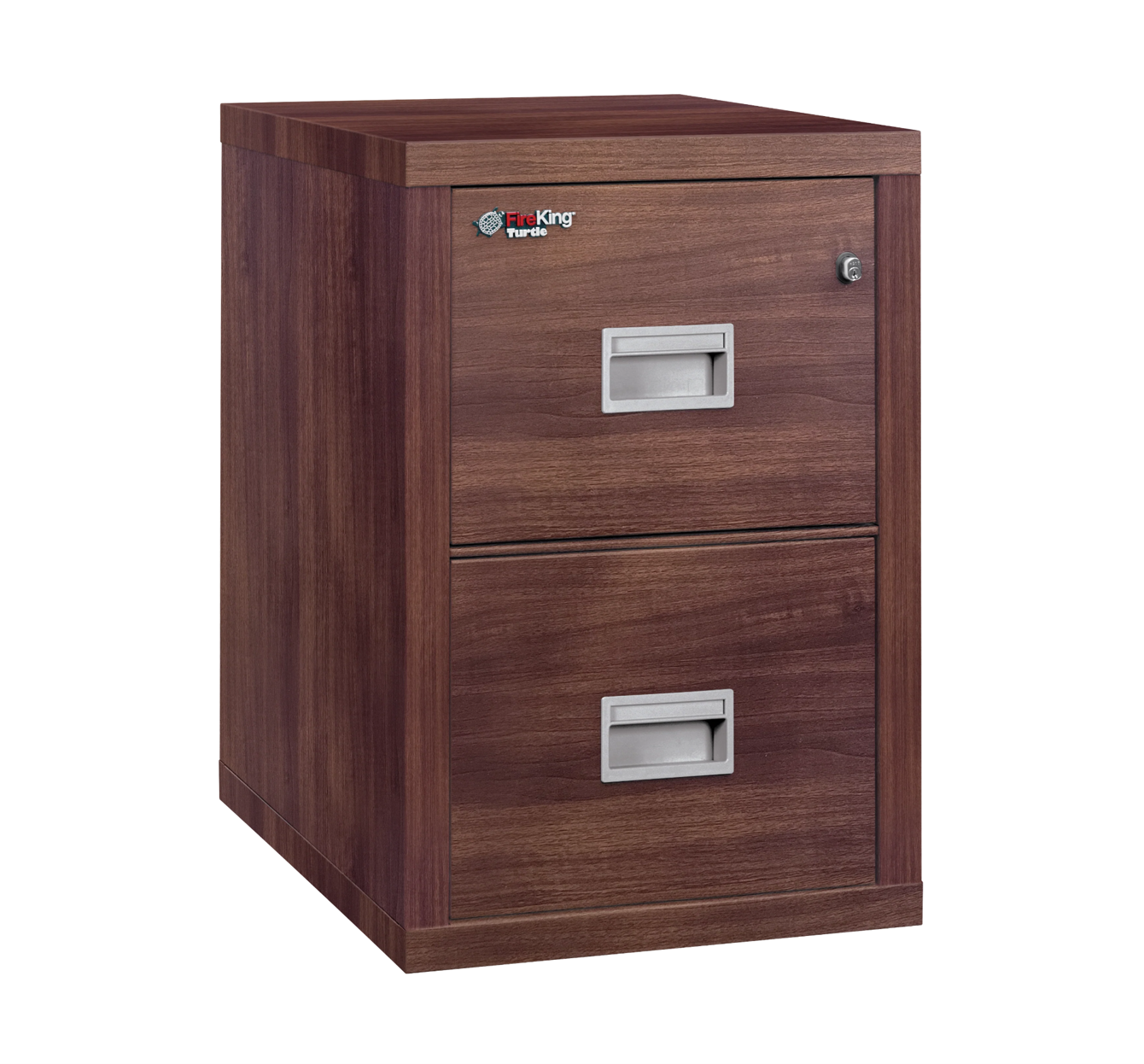 FireKing Turtle Series - Space Saving Vertical File Cabinet - 1-Hour Fire Rated - 2 Drawer