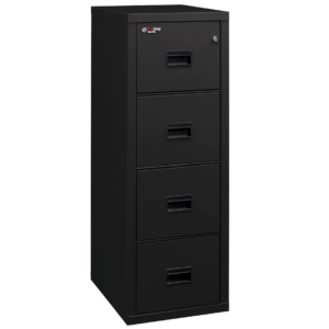 FireKing Turtle Series - Space Saving Vertical File Cabinet - 1-Hour Fire Rated - 4 Drawer