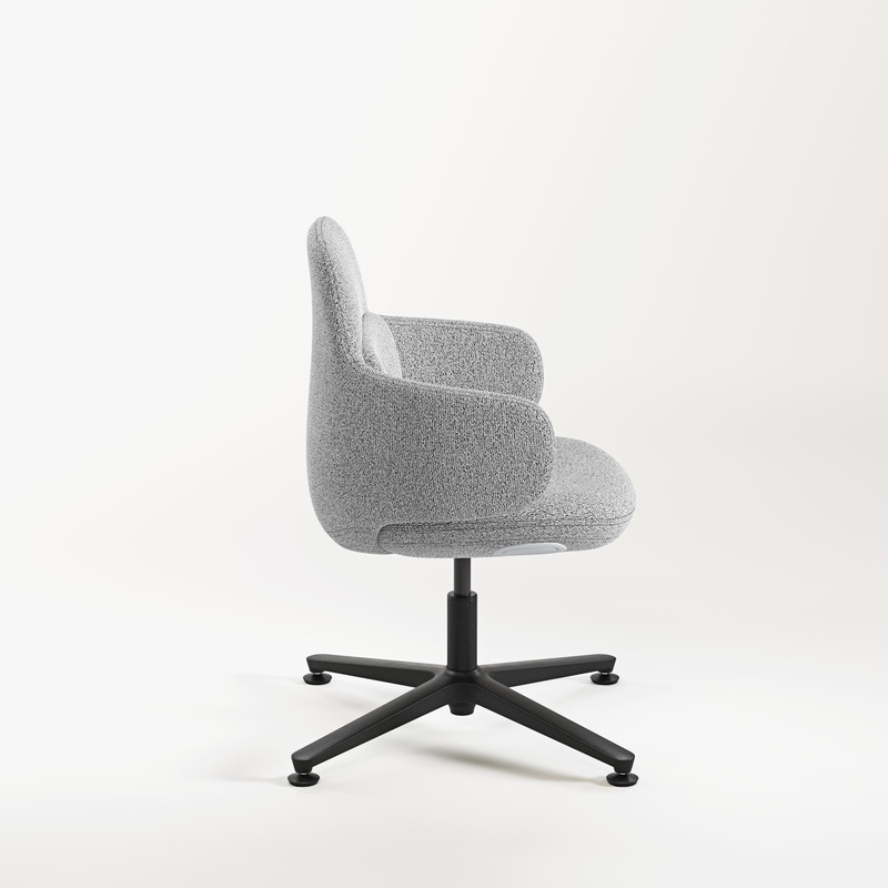 Viva Konfurb Club Chair with 4 Star Fixed Base - Image 10