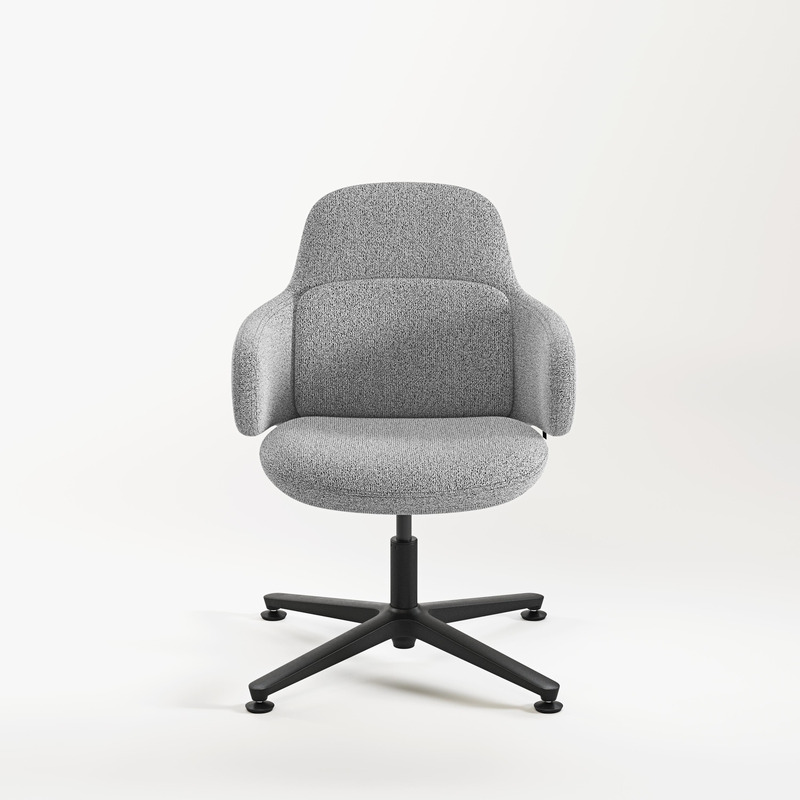 Viva Konfurb Club Chair with 4 Star Fixed Base - Image 11