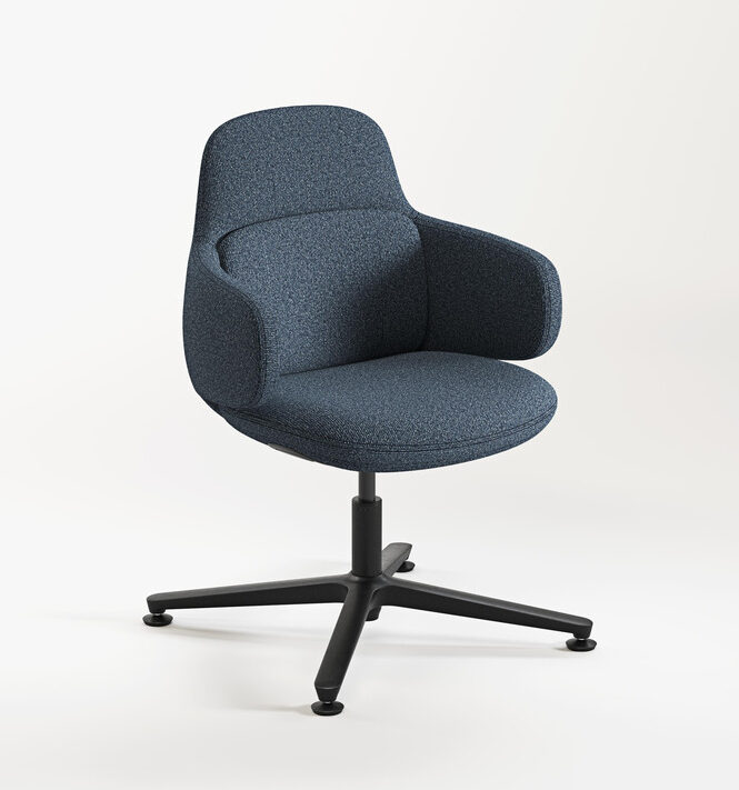 Viva Konfurb Club Chair with 4 Star Fixed Base - Image 13