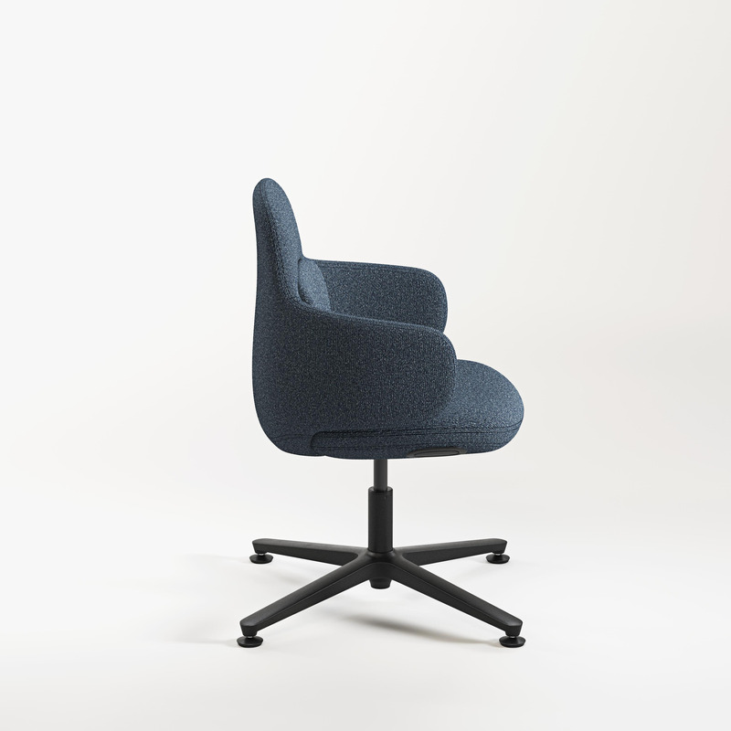 Viva Konfurb Club Chair with 4 Star Fixed Base - Image 14