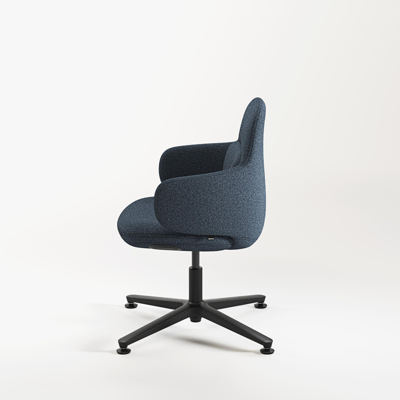Viva Konfurb Club Chair with 4 Star Fixed Base - Image 15
