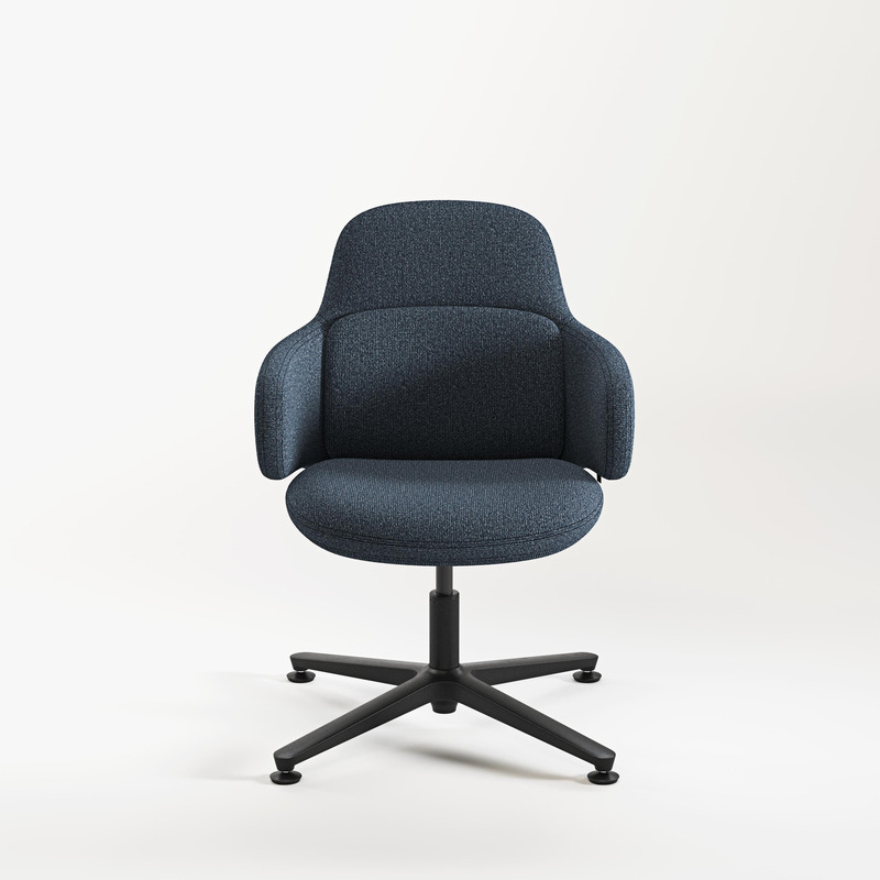 Viva Konfurb Club Chair with 4 Star Fixed Base - Image 16
