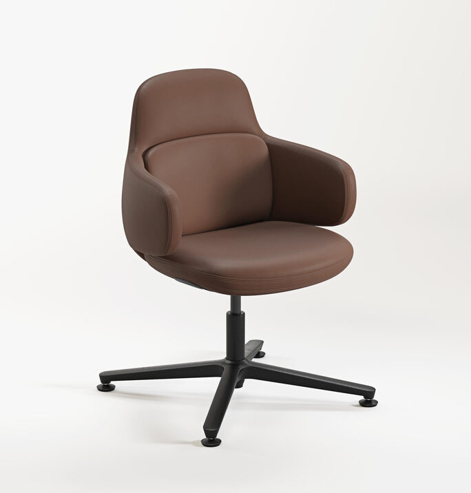 Viva Konfurb Club Chair with 4 Star Fixed Base - Image 18