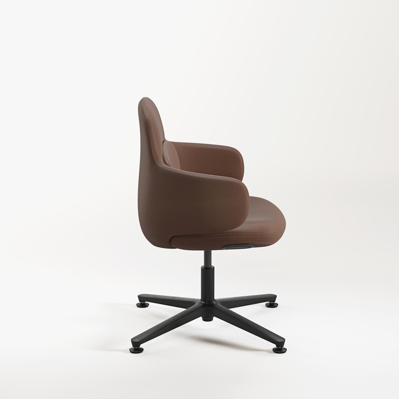 Viva Konfurb Club Chair with 4 Star Fixed Base - Image 19