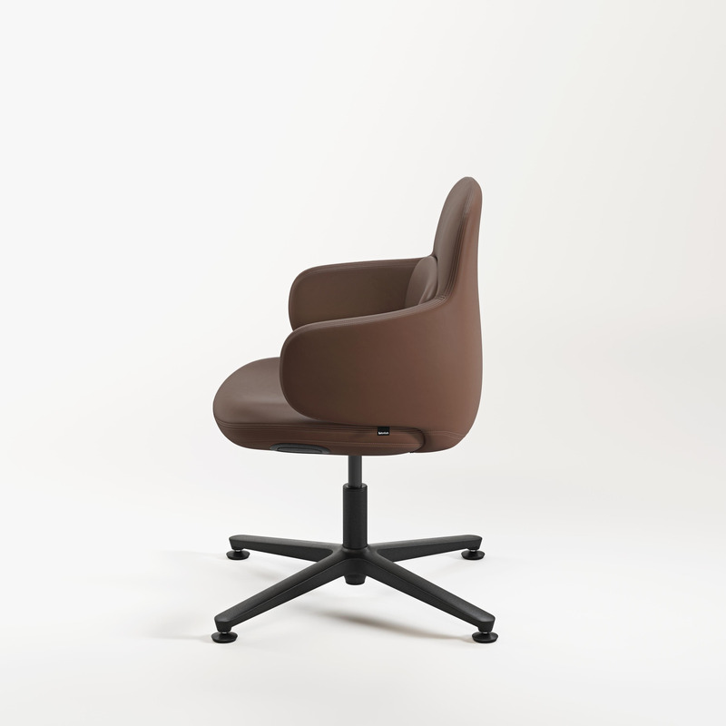 Viva Konfurb Club Chair with 4 Star Fixed Base - Image 20