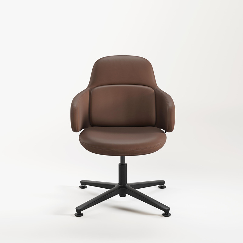 Viva Konfurb Club Chair with 4 Star Fixed Base - Image 21