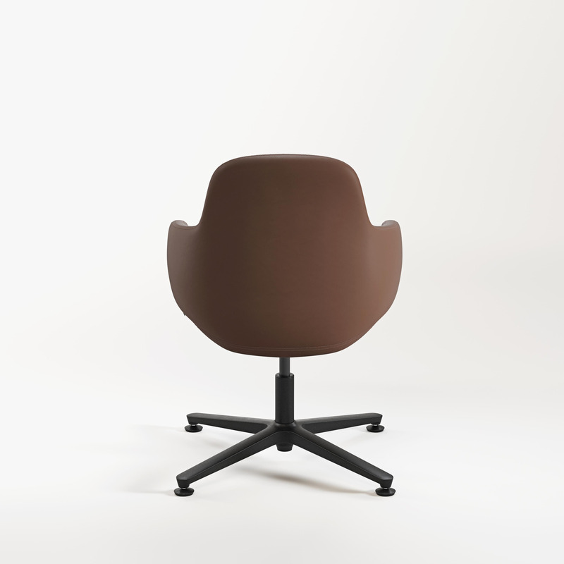 Viva Konfurb Club Chair with 4 Star Fixed Base - Image 22