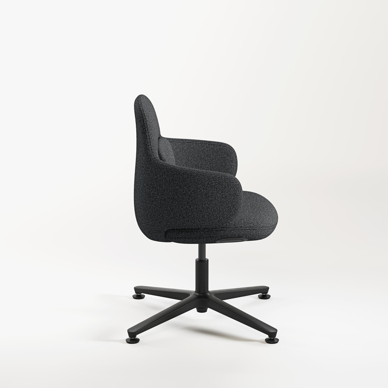 Viva Konfurb Club Chair with 4 Star Fixed Base - Image 5
