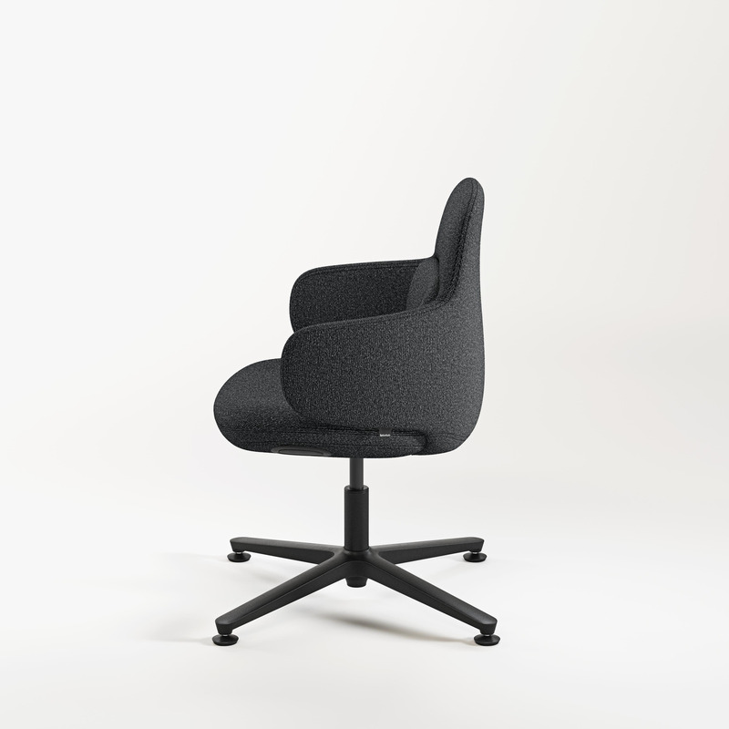 Viva Konfurb Club Chair with 4 Star Fixed Base - Image 6
