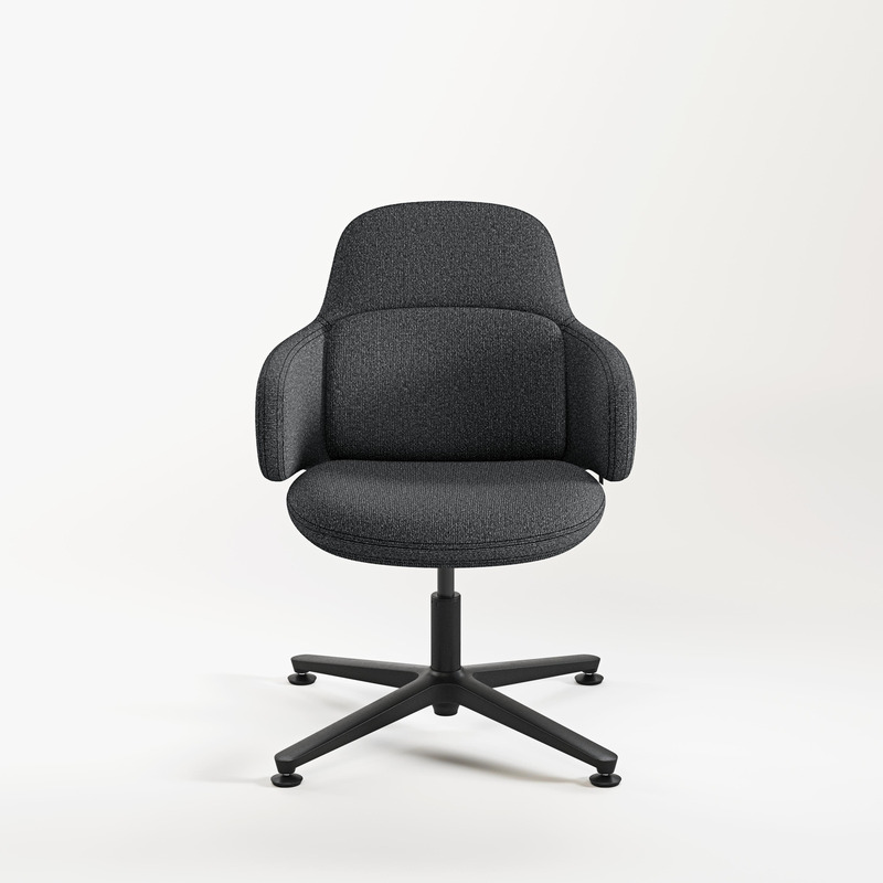 Viva Konfurb Club Chair with 4 Star Fixed Base - Image 7